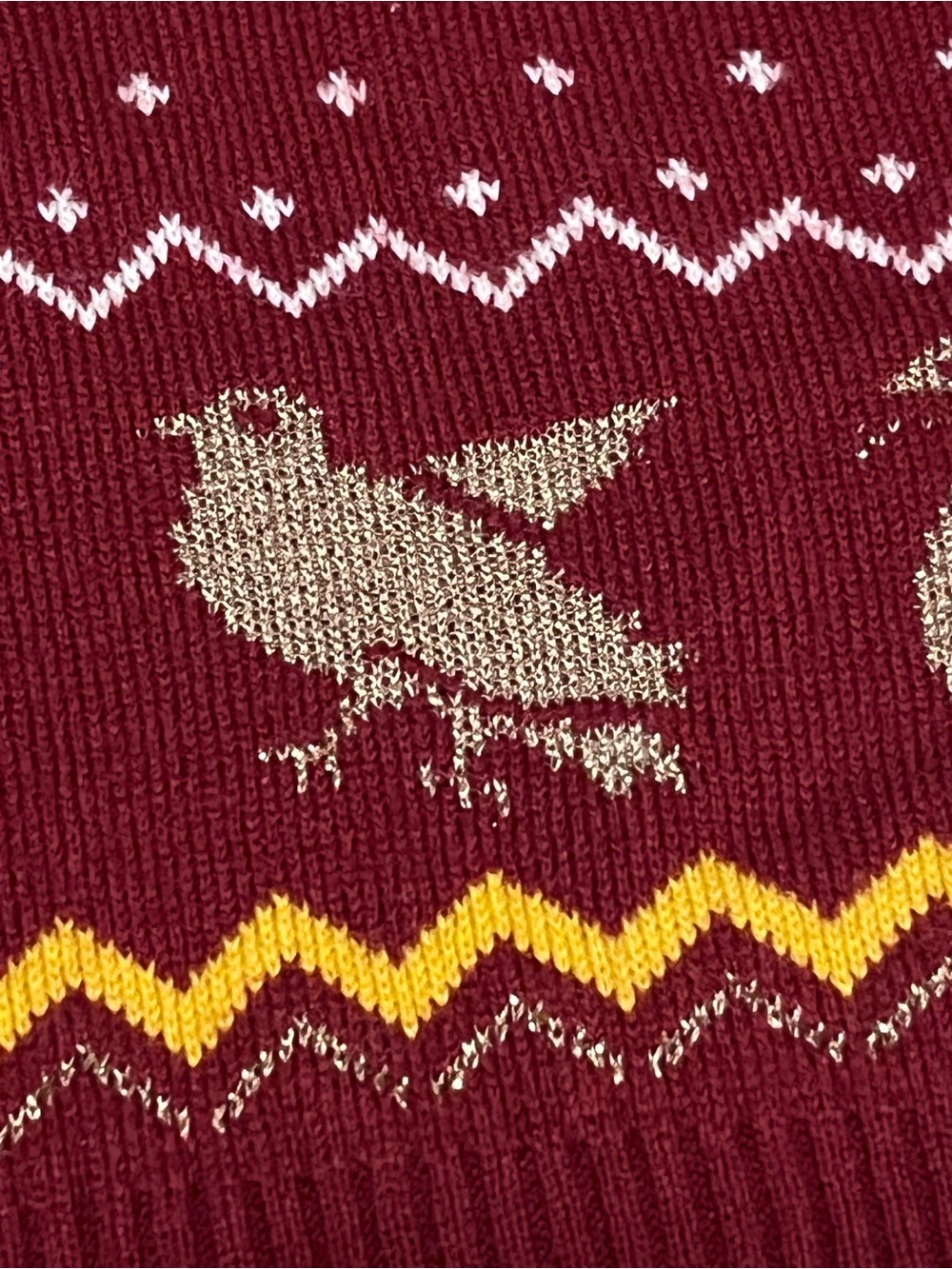 SOLD- Hogwarts Maroon Crewneck Sweater for Girls - Picture 5 of 8